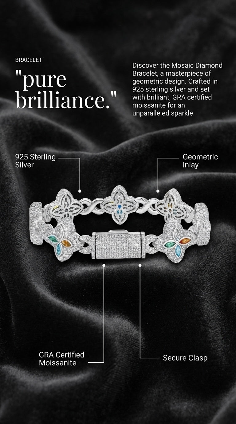 Mosaic Diamond Bracelet